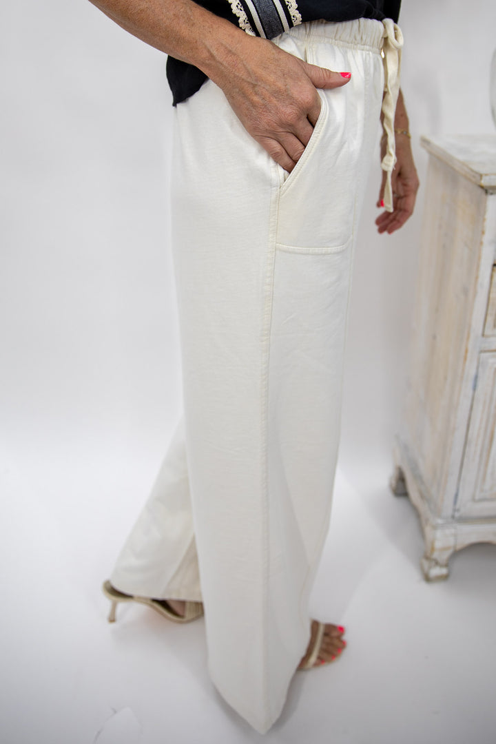 Washed Wander Wide Leg Pants