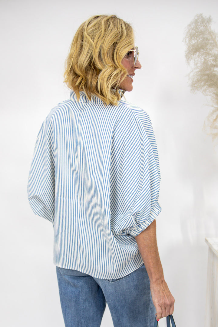 Pinstripe Charm Blouse