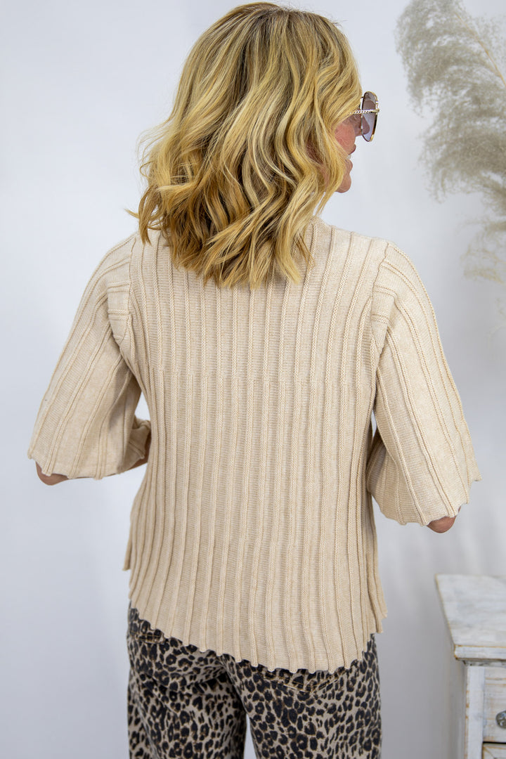 Softly Spoken Sweater Top