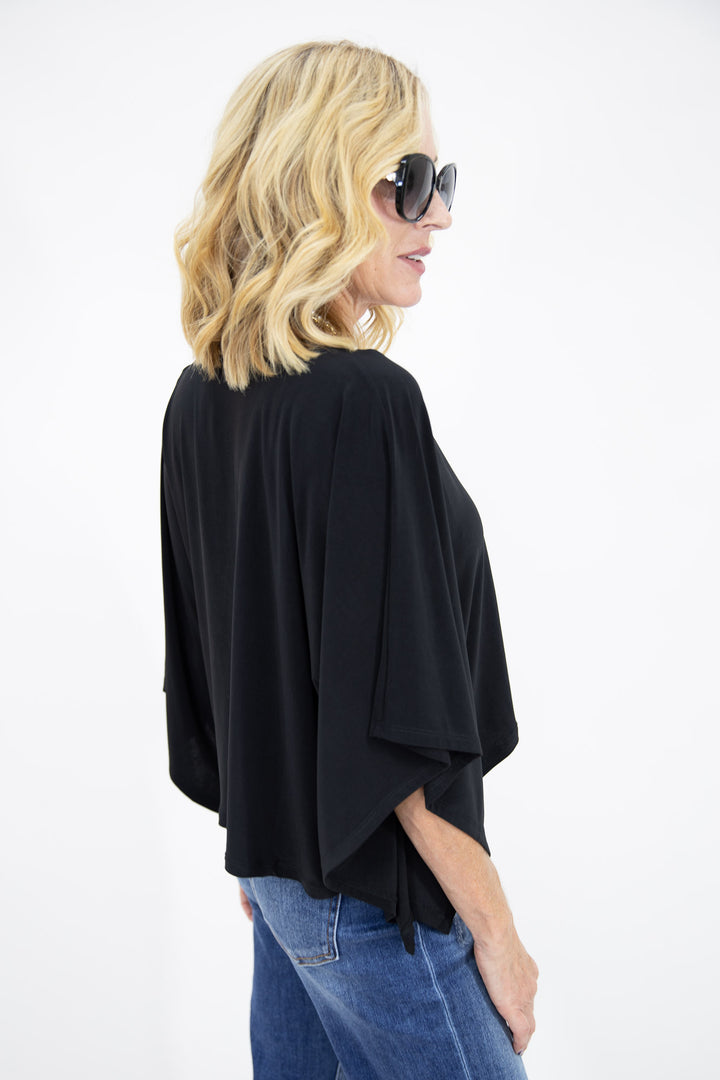 Beautifully Draped Poncho Top