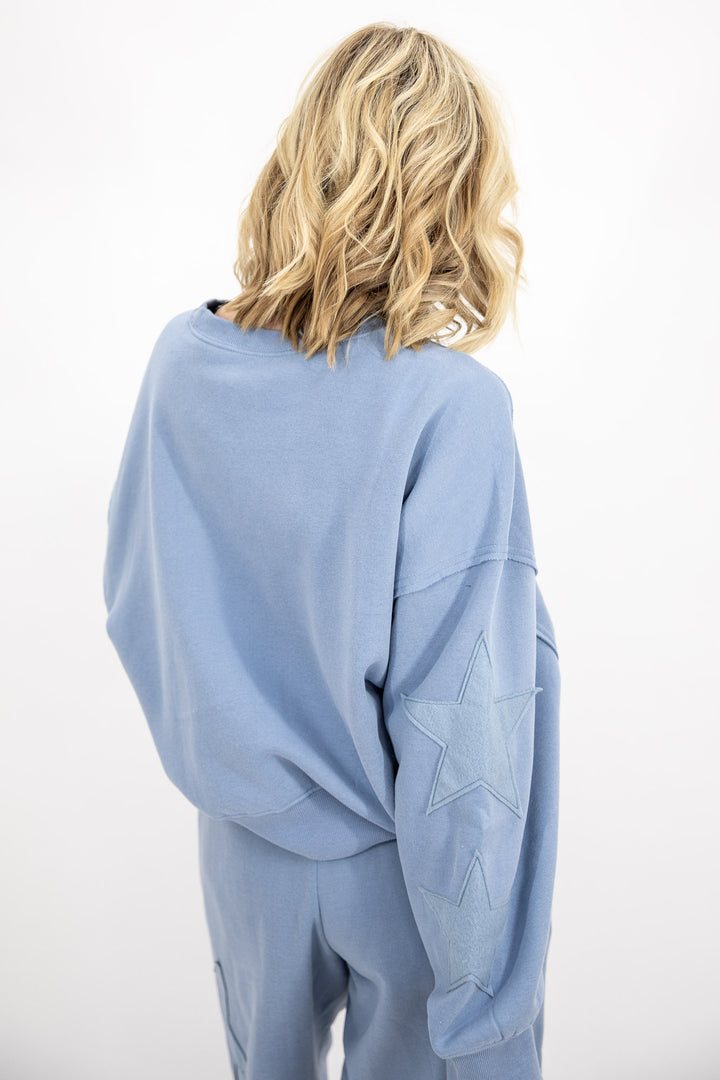 Cloud Nine Star Patch Pullover