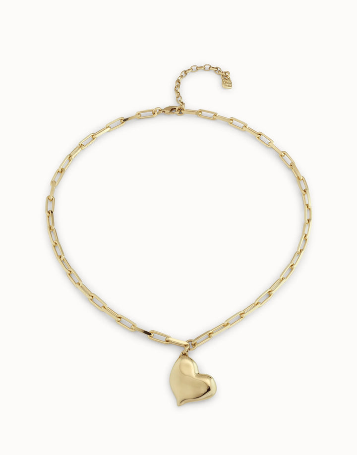 Link Chain Heart Necklace