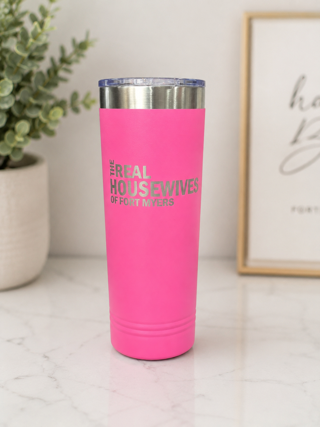 Fort Myers Housewives Skinny Tumbler