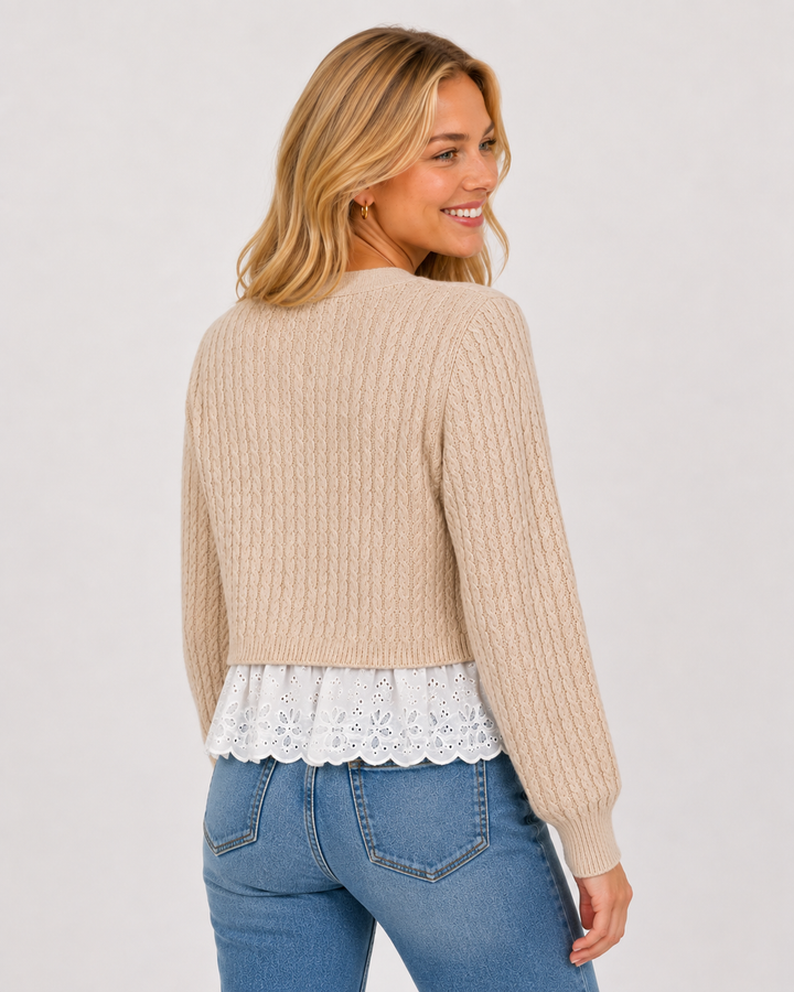 Easy Does It Taupe Cardigan