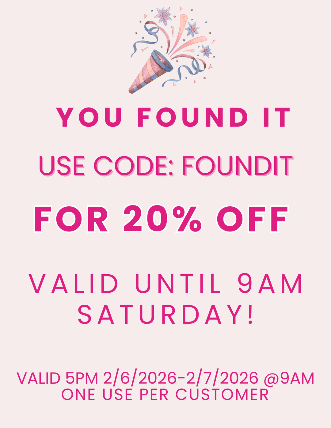 You Found it!