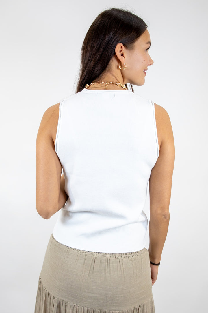 Ivory Everyday Luxe Tank