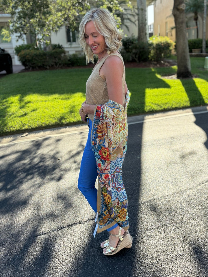 Santorini Tile Kimono