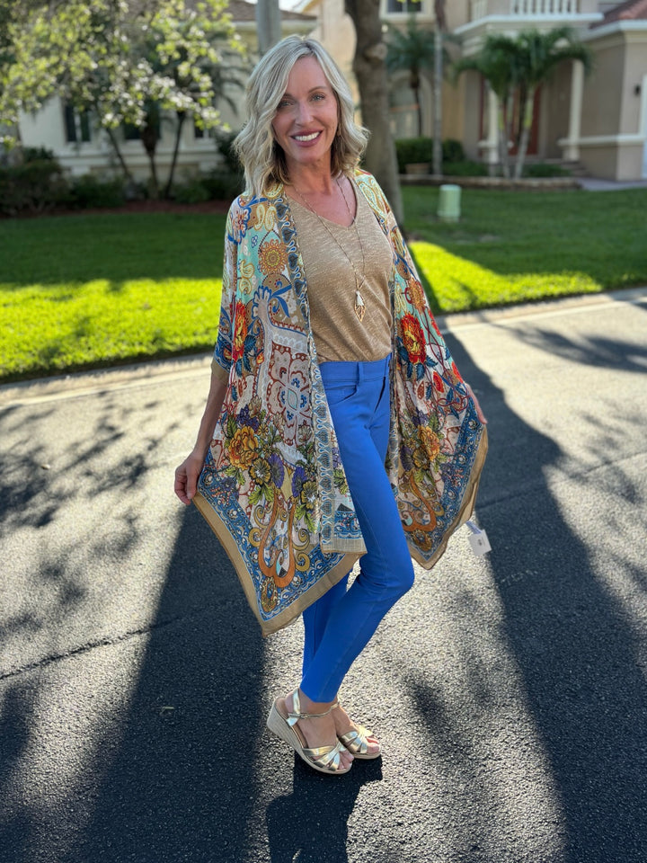 Santorini Tile Kimono