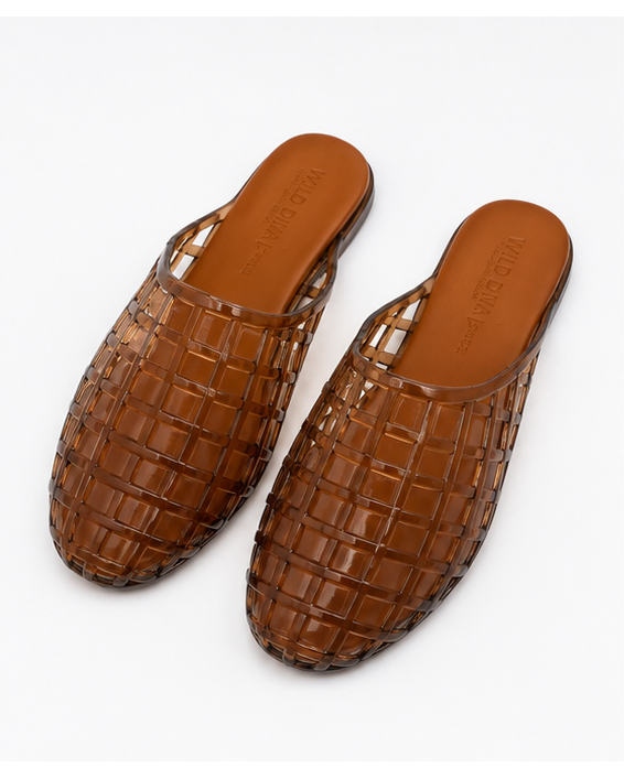 Woven in Style Jelly Mule