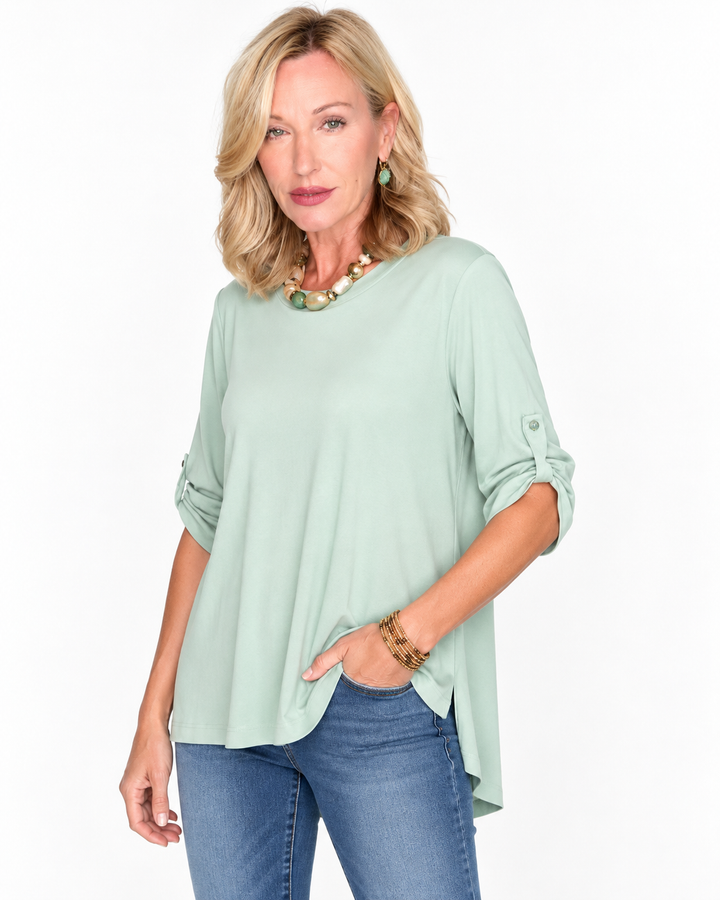Sunday Soft Roll Sleeve Tee