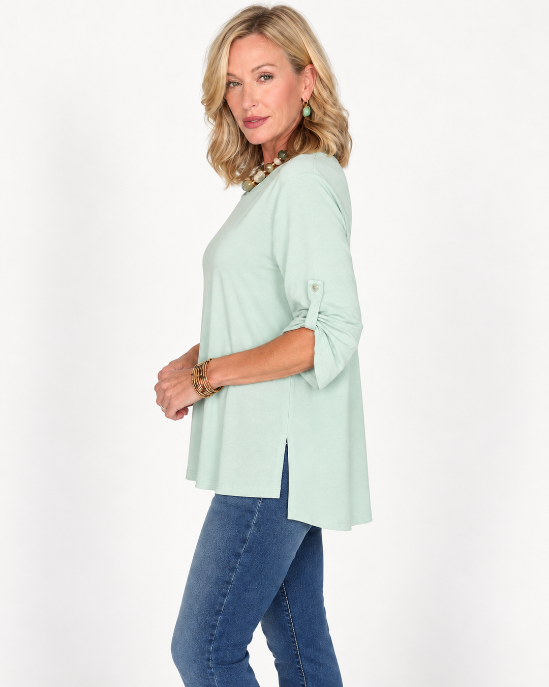 Sunday Soft Roll Sleeve Tee