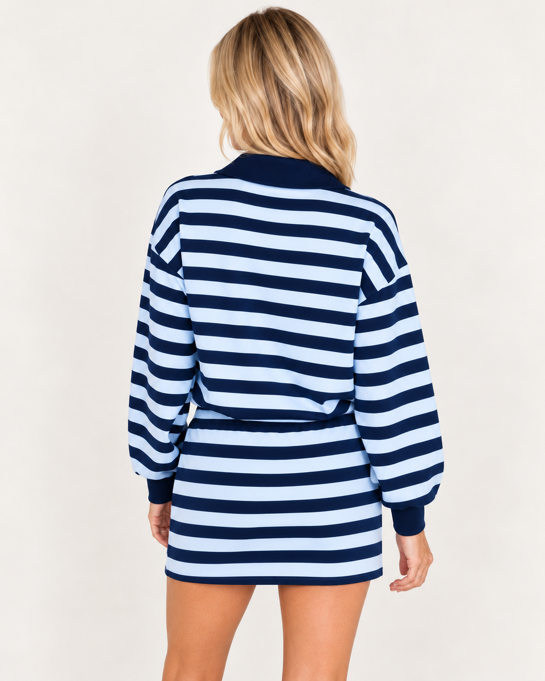 Match Point Striped Top & Skort Set