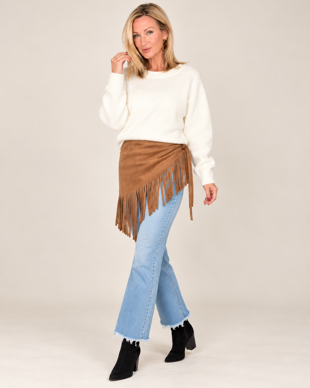Wrapped in Warmth Triangle Scarf