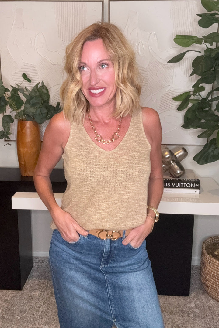 Easy Does It Slub Knit Top