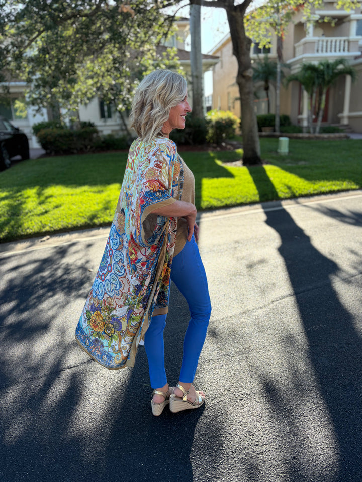 Santorini Tile Kimono