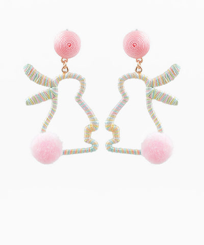 Whimsy Bunny Outline Earrings
