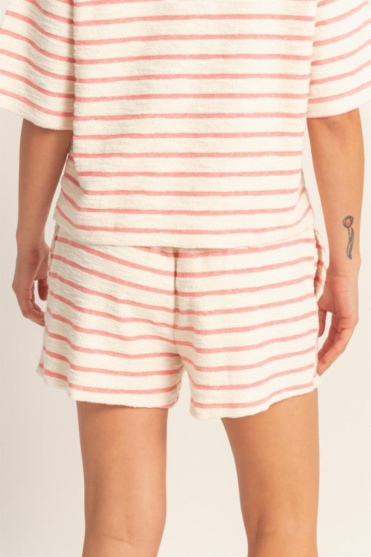 Coast Stripe Knit Shorts