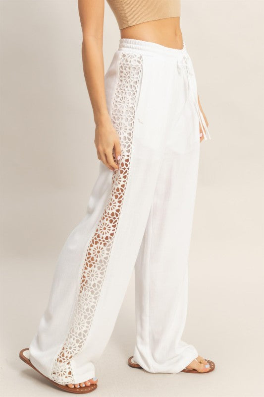 White Sands Linen Blend Pants