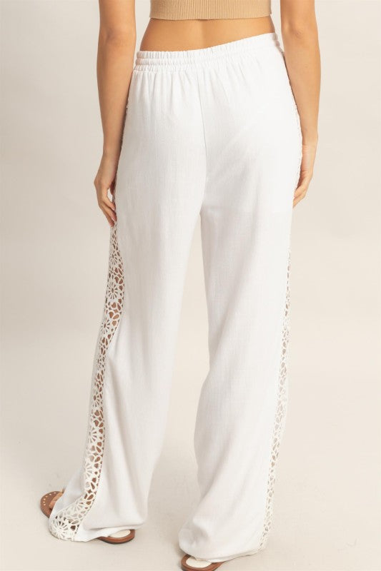 White Sands Linen Blend Pants