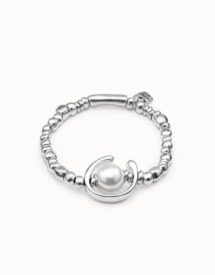 Bracelet with white pearl