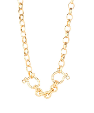 Equestrian Chain Link Necklace
