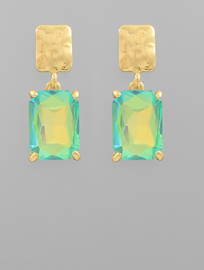 Gem Glow Drop Earrings