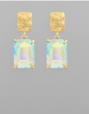 Gem Glow Drop Earrings
