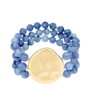 Golden Stone Stretch Bracelet