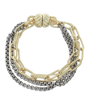 4 Layered Chain Bracelet