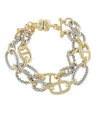 Layered Alternate Mariner Bracelet