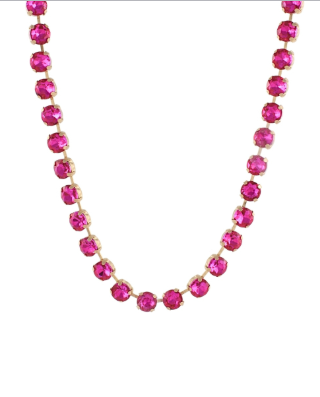 Prism Glass Bead Necklace