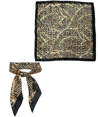 Printed Chain Scarf