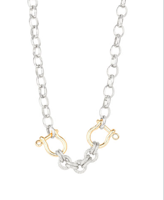 Equestrian Chain Link Necklace