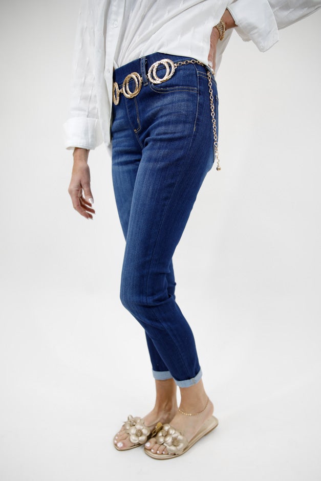 Cello Mid Rise Pull On Jeans *Final Sale*