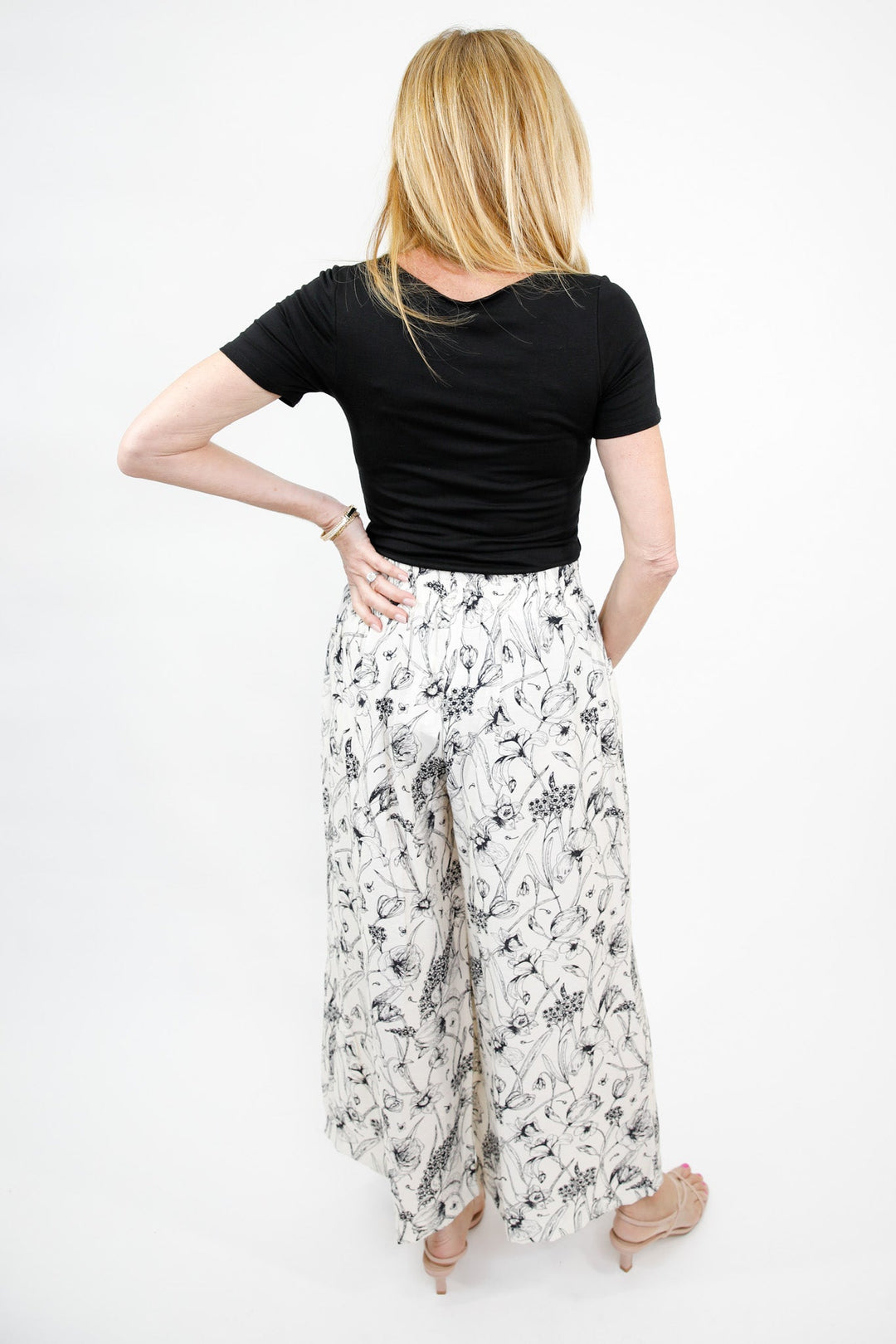 Garden Sketch Wide Leg Pants