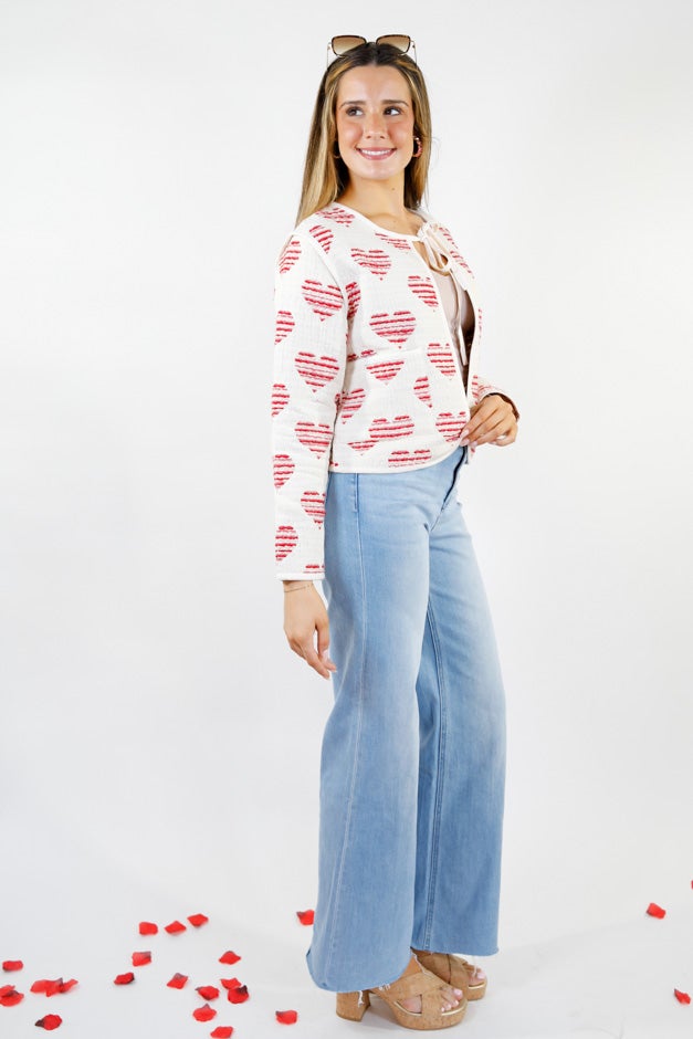 Sweetheart Stitch Quilted Jacket