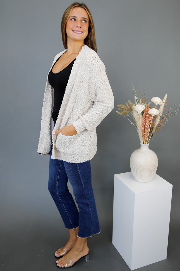Snuggle Season Popcorn Cardigan *Final Sale*