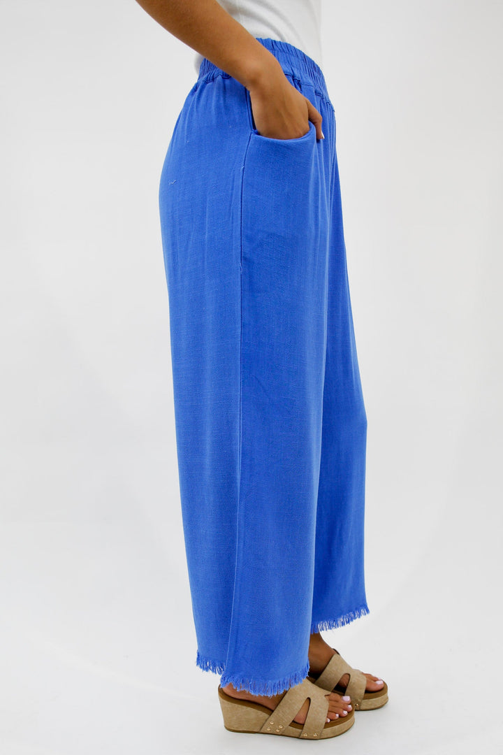 Barefoot Breeze Linen Pants (Multiple Colors)