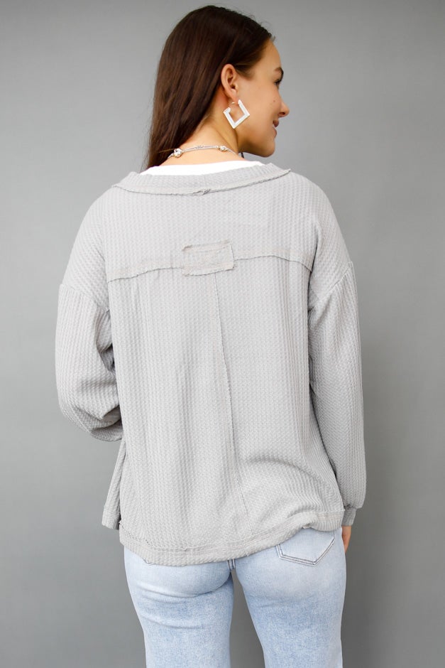 Cozy Waffle Knit Cardigan *Final Sale*