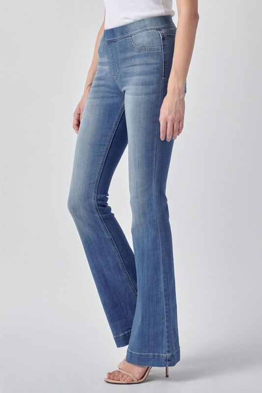 Cello Mid Rise Flare Jegging (33" Inseam)