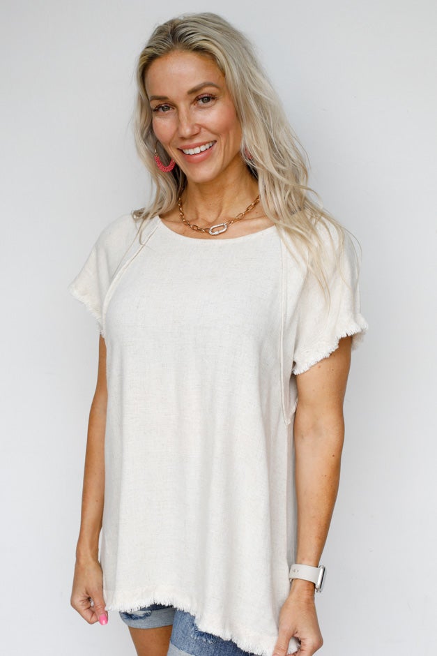 Summer Daze Raw Hem Top *Final Sale*