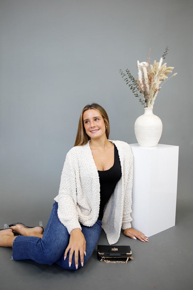 Snuggle Season Popcorn Cardigan *Final Sale*
