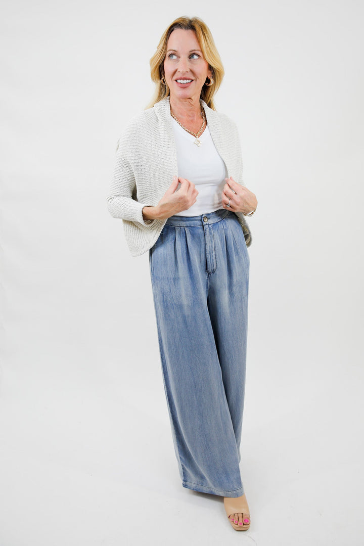 Soft Knit Open Shrug Cardigan