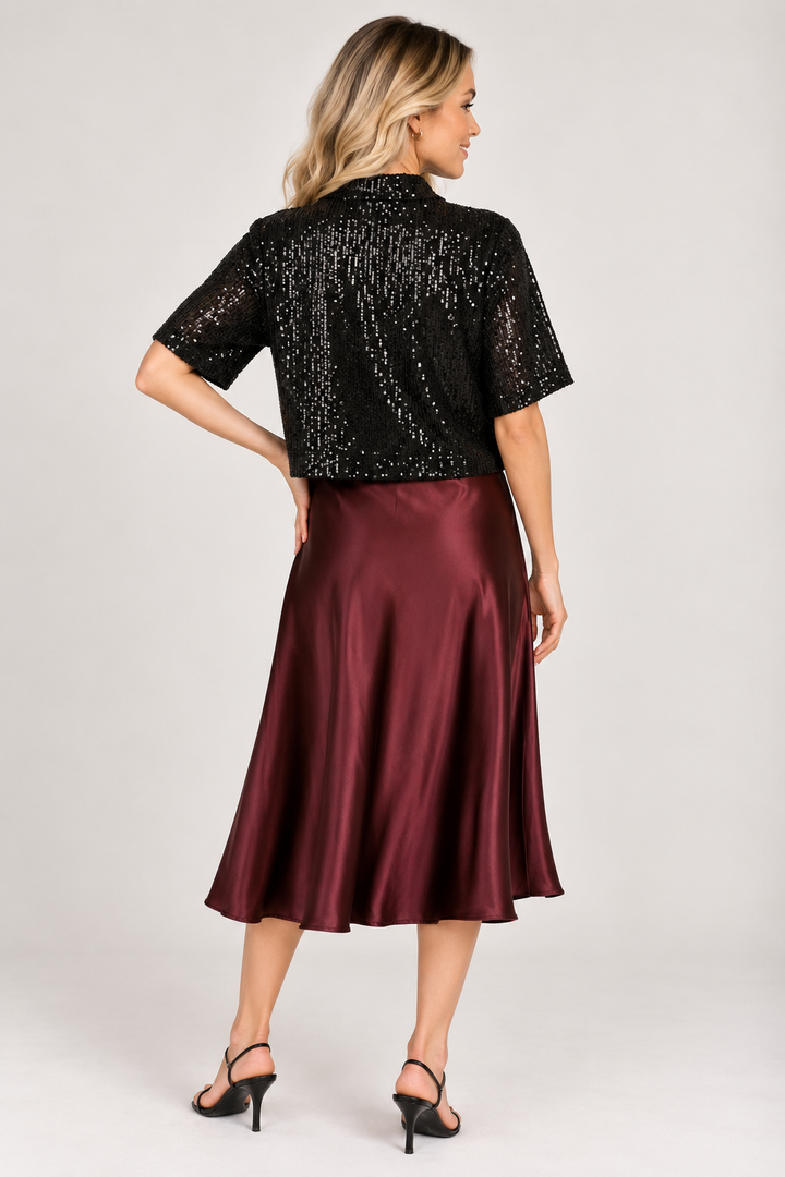 Shine All Night Sequin Top