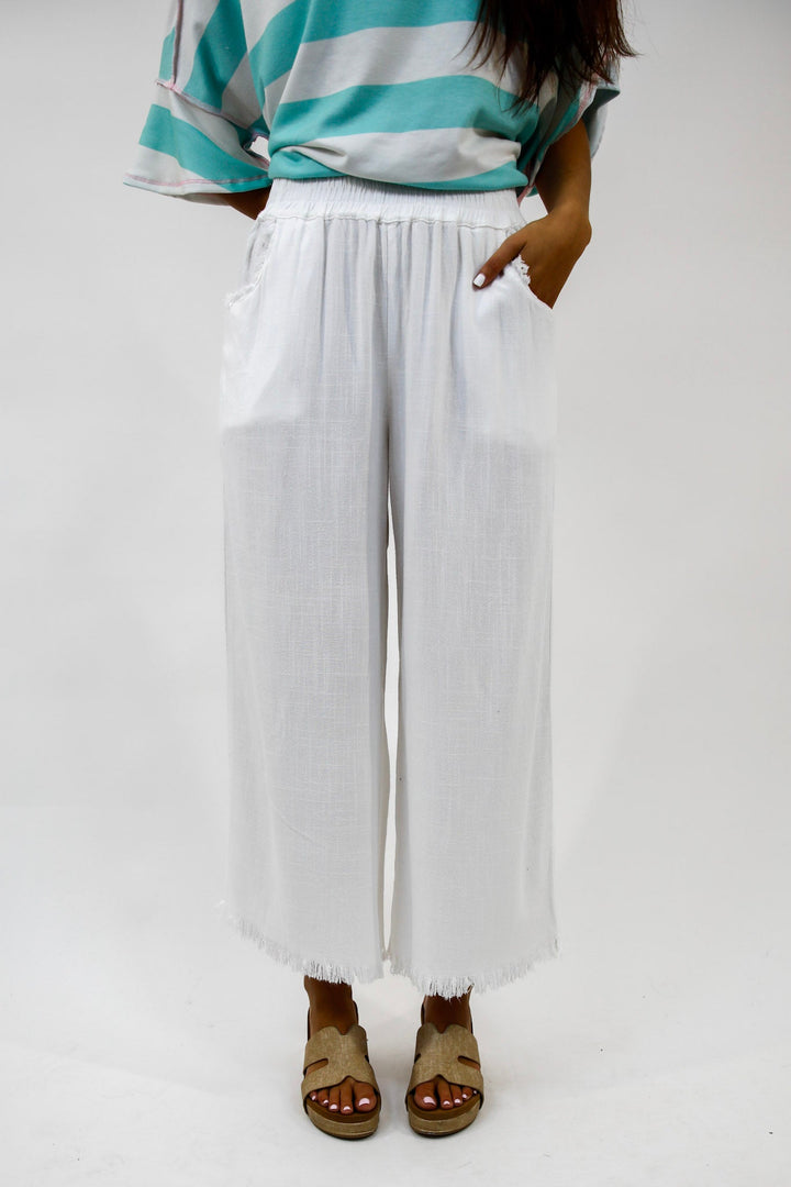 Barefoot Breeze Linen Pants (Multiple Colors)