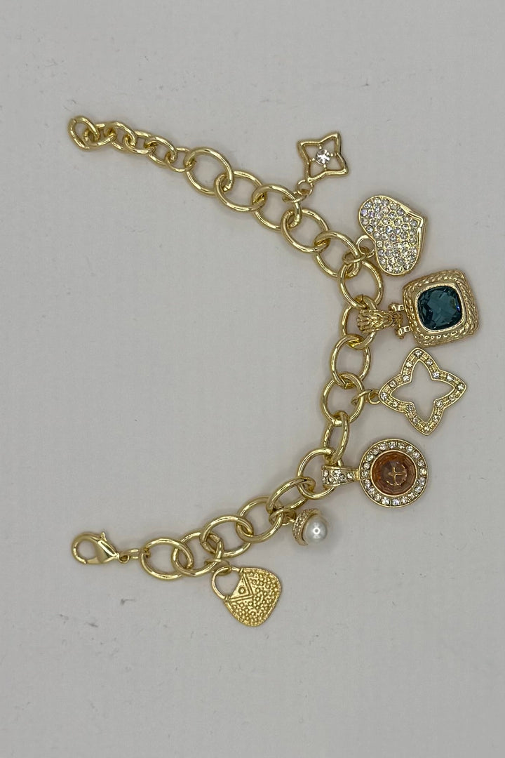 Portofino CZ Charm Bracelet