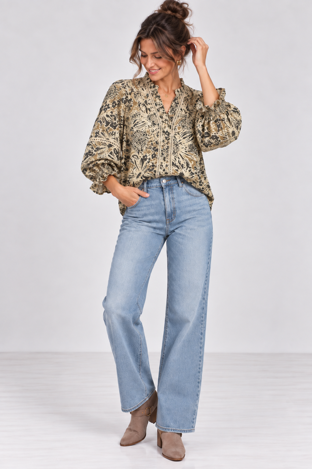 Easy Days Floral Blouse
