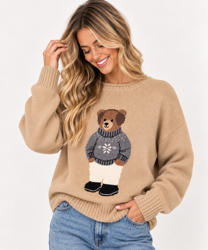 Bear With Me Knit Sweater