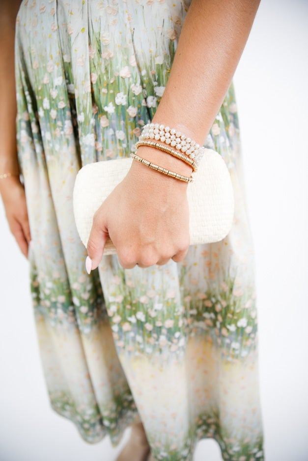 Roxie Straw Clutch