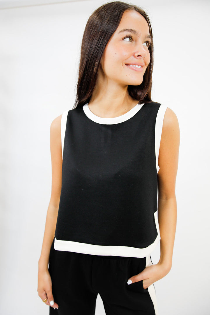 Marina Trim Sleeveless Top